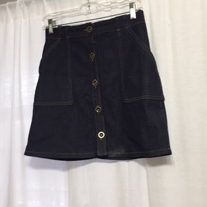 Banana Republic Denim Button Up Skirt